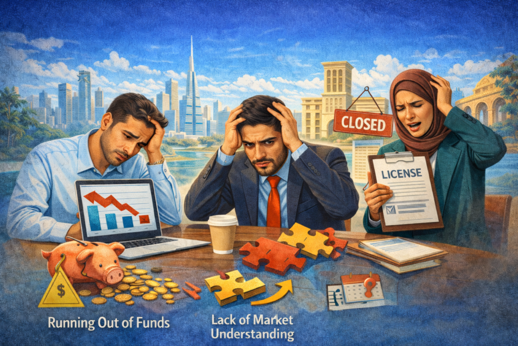 Top Reasons Start-ups Fail in Dubai 